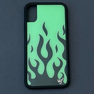 Neon flames Wildflower case